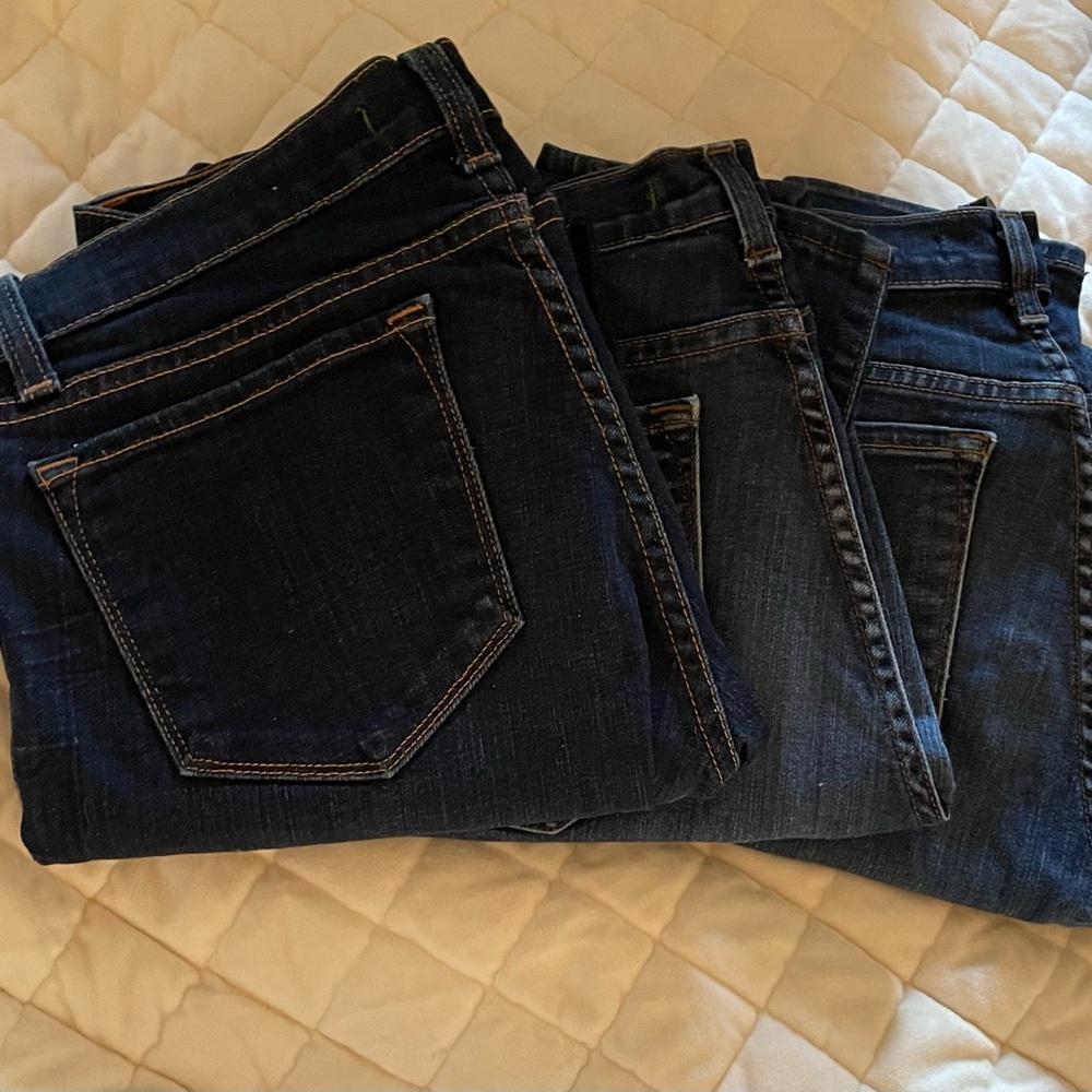 Lot of 3! J Brand Dark Blue Women's Jeans sz 28
